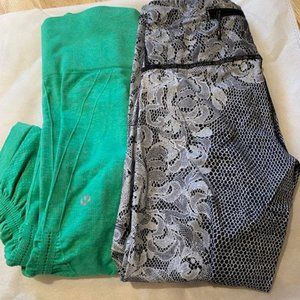 Set of 2 lululemon capris